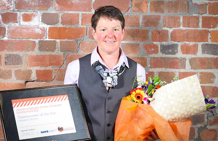 Inspirational Carmen is Tradeswomen of the Year
