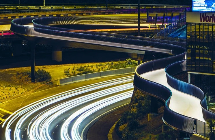Worlds first curved triangular orthotropic bridge wows industry