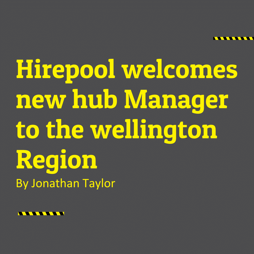 Hirepool welcomes new Hub Manager to the Wellington Region